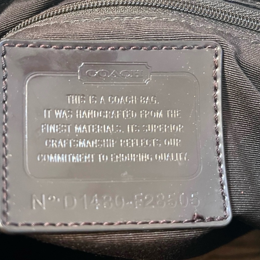 🎉HP! ❤️ Coach Classic Tan Monogram Canvas Satchel - Picture 9 of 12